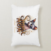 パーソナライズされたSphynx Cat Mom's Day アクセントクッション (正面(垂直))