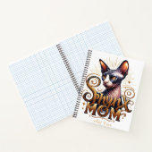 パーソナライズされたSphynx Cat Mom's Day ノートブック (内部)