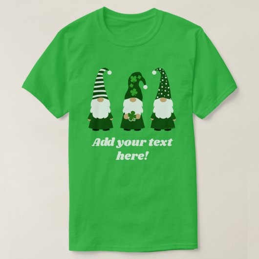 パーソナライズされたSt patricks day格言ユニセックス Tシャツ (デザイン正面)