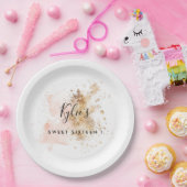 パーソナライズされたSweet sixteen16番目の誕生日 ペーパープレート (パーティー)