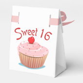パーソナライズされたSweet sixteen16誕生日 フェイバーボックス (裏面サイド)