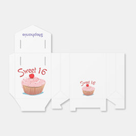 パーソナライズされたSweet sixteen16誕生日 フェイバーボックス
