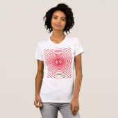 パーソナライズされたTシャツ(年カスタム番号) Tシャツ (正面フル)