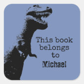 パーソナライズされたTレックス スクエアシール (正面)