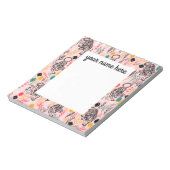 パーソナライズされたTigerメモ帳 ノートパッド (回転)