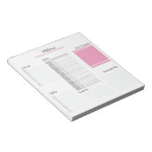 パーソナライズされたTo Doリストスケジュールデイリー planner ノートパッド (アングル)