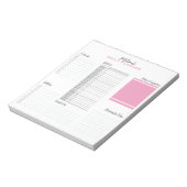 パーソナライズされたTo Doリストスケジュールデイリー planner ノートパッド (回転)