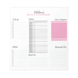 パーソナライズされたTo Doリストスケジュールデイリー planner ノートパッド