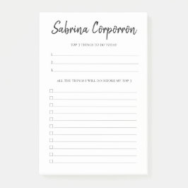 パーソナライズされたTo Doリスト ポストイット