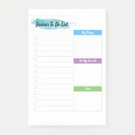 「パーソナライズされたto do list」(リスト作成):生産性に基づく ポストイット