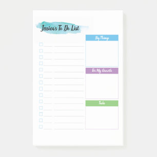 「パーソナライズされたto do list」(リスト作成):生産性に基づく ポストイット