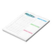 パーソナライズされたToDoリスト - 項目を細分化 ノートパッド (回転)