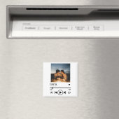 パーソナライズされたValentine Photo Songプレイリスト マグネット (インサイチュ (食洗機))