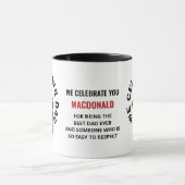 パーソナライズされたWE祝パパ父の日 マグカップ (中央)