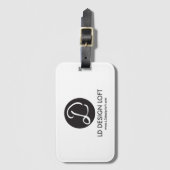 パーソナライズされたwebサイトここにロゴを追加シンプルする ラゲッジタグ (正面縦)