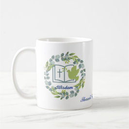 パーソナライズされたWisdom Green Thank You Mug Cup コーヒーマグカップ