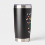 パーソナライズされたX線技師 X線技術者 保温保冷タンブラー (正面)