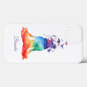 パーソナライズされたYoga iPhoneタフな極端なケース Case-Mate iPhoneケース (裏面 (横))