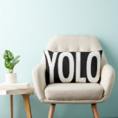 パーソナライズされたYOLO You Only Live ランバークッション (椅子)
