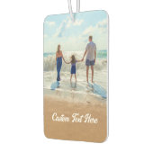 パーソナライズされたYour Photo Air Freshenerカスタム文字 カーエアーフレッシュナー (左)