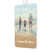 パーソナライズされたYour Photo Air Freshenerカスタム文字 カーエアーフレッシュナー (左)