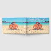 パーソナライズされたYour Photo Guest Bookとカスタム文字 ゲストブック (全面)