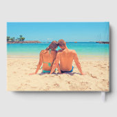 パーソナライズされたYour Photo Guest Bookとカスタム文字 ゲストブック (裏面)