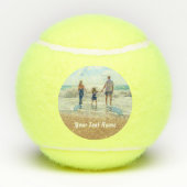 パーソナライズされたYour Photo Tennis Ballsカスタム文字 テニスボール (裏面)