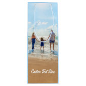 パーソナライズされたYour Photo Wine抱き枕カスタム文字 ワインギフトバッグ (正面)