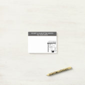 パーソナライズするセキュリティとアラームの適合サービス ポストイット (デスク上)