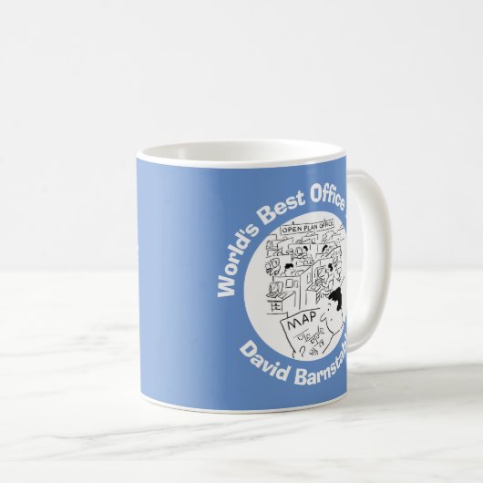 パーソナライズする最高の世界の会社員 コーヒーマグカップ (正面右)