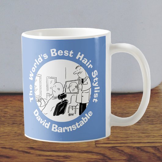 パーソナライズする最高の世界の美容師 コーヒーマグカップ