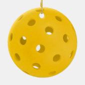 パーソナライズする、ピックボール セラミックオーナメント (裏面)