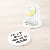 パーソナライズでおもしろいなワインバーはIIIを引用します コースター (側面)