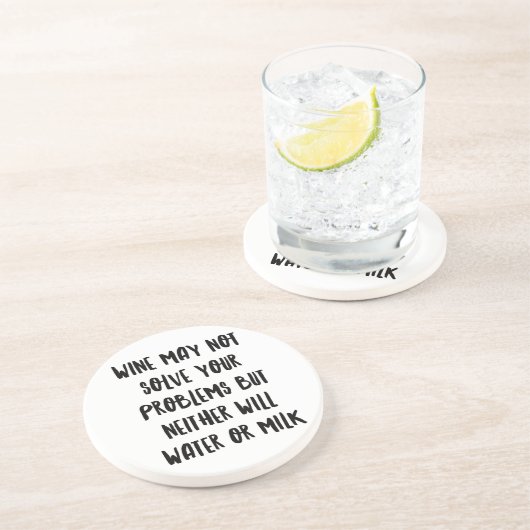 パーソナライズでおもしろいなワインバーはVIIを引用します コースター (側面)