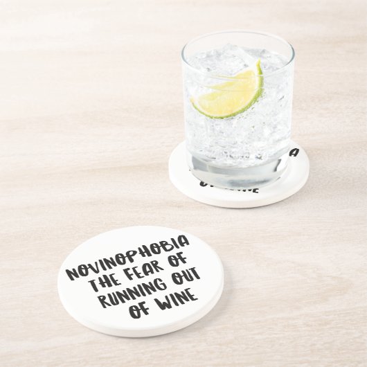 パーソナライズでおもしろいなワインバーはXVを引用します コースター (側面)