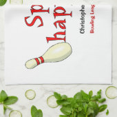 パーソナライズでおもしろいな割れ目はタオルボーリング起こります キッチンタオル (折り畳み)