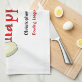 パーソナライズでおもしろいな割れ目はタオルボーリング起こります キッチンタオル (四つ折り)