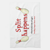 パーソナライズでおもしろいな割れ目はタオルボーリング起こります キッチンタオル (縦)