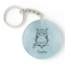 パーソナライズでかわいいフクロウのイラストレーション