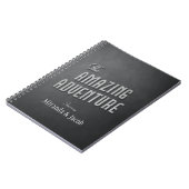 パーソナライズですばらしい冒険旅行ジャーナル ノートブック (左側)