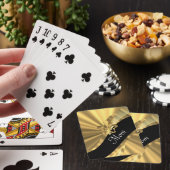 パーソナライズでエレガントな金ゴールドのお母さん トランプ (インサイチュ)