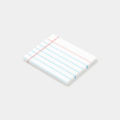 パーソナライズでカスタマイズ可能な並べられたノートの紙 ポストイット (アングル)