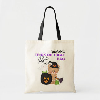 パーソナライズでカスタムなハロウィンのトリック・オア・トリートのバッグ トートバッグ