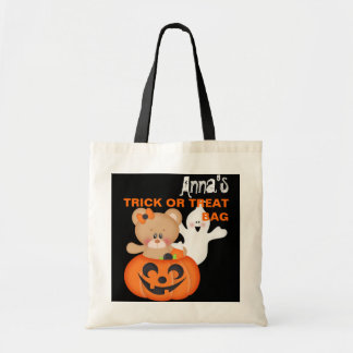 パーソナライズでカスタムなハロウィンのトリック・オア・トリートのバッグ トートバッグ