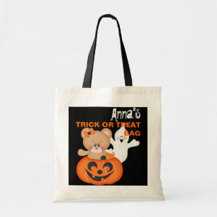 パーソナライズでカスタムなハロウィンのトリック・オア・トリートのバ トートバッグ