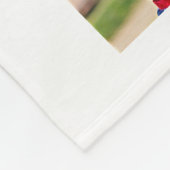 パーソナライズでカスタムな写真のコラージュのギフト フリースブランケット (角)