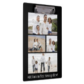 パーソナライズでカスタムな写真のコラージュのモンタージュ クリップボード (右)