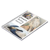 パーソナライズでカスタムな野鳥観察ジャーナル ノートブック (左側)