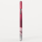 パーソナライズでガーリーなばら色の金ゴールドの花柄の名前 Case-Mate iPhoneケース (裏面/右)